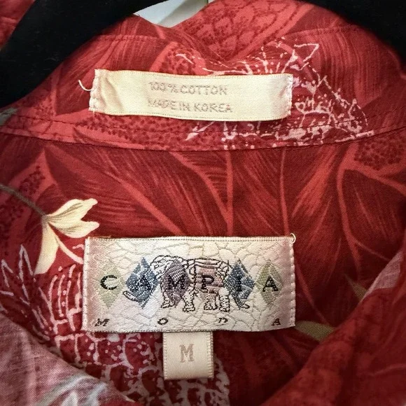 Vintage Campia Moda Hawaiian Shirt - Picture 2 of 3